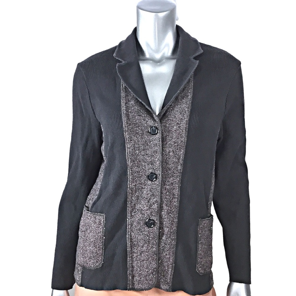 Jones New York Gray Cardigan Sz XL